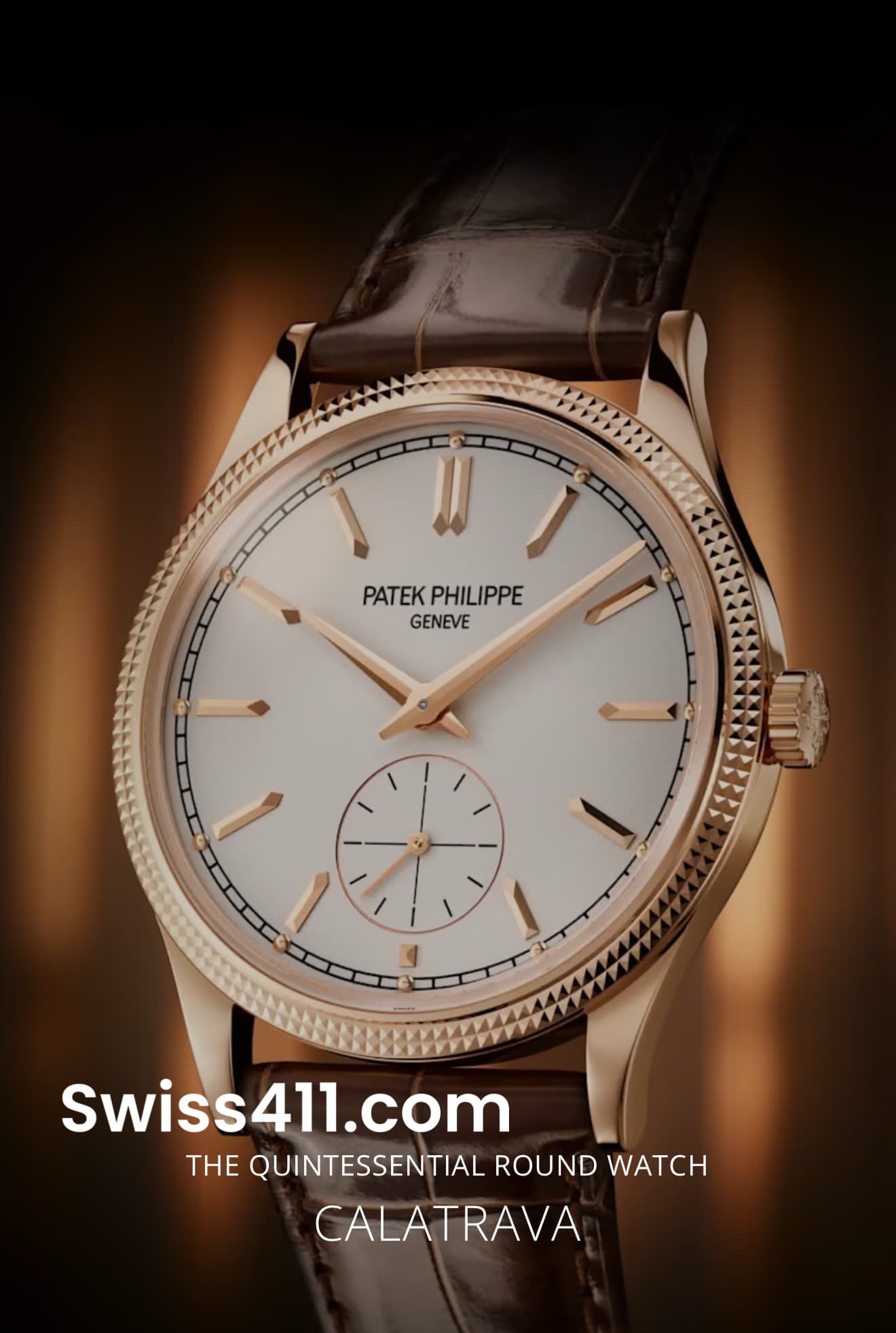 Patek Philippe Calatrava in rose gold