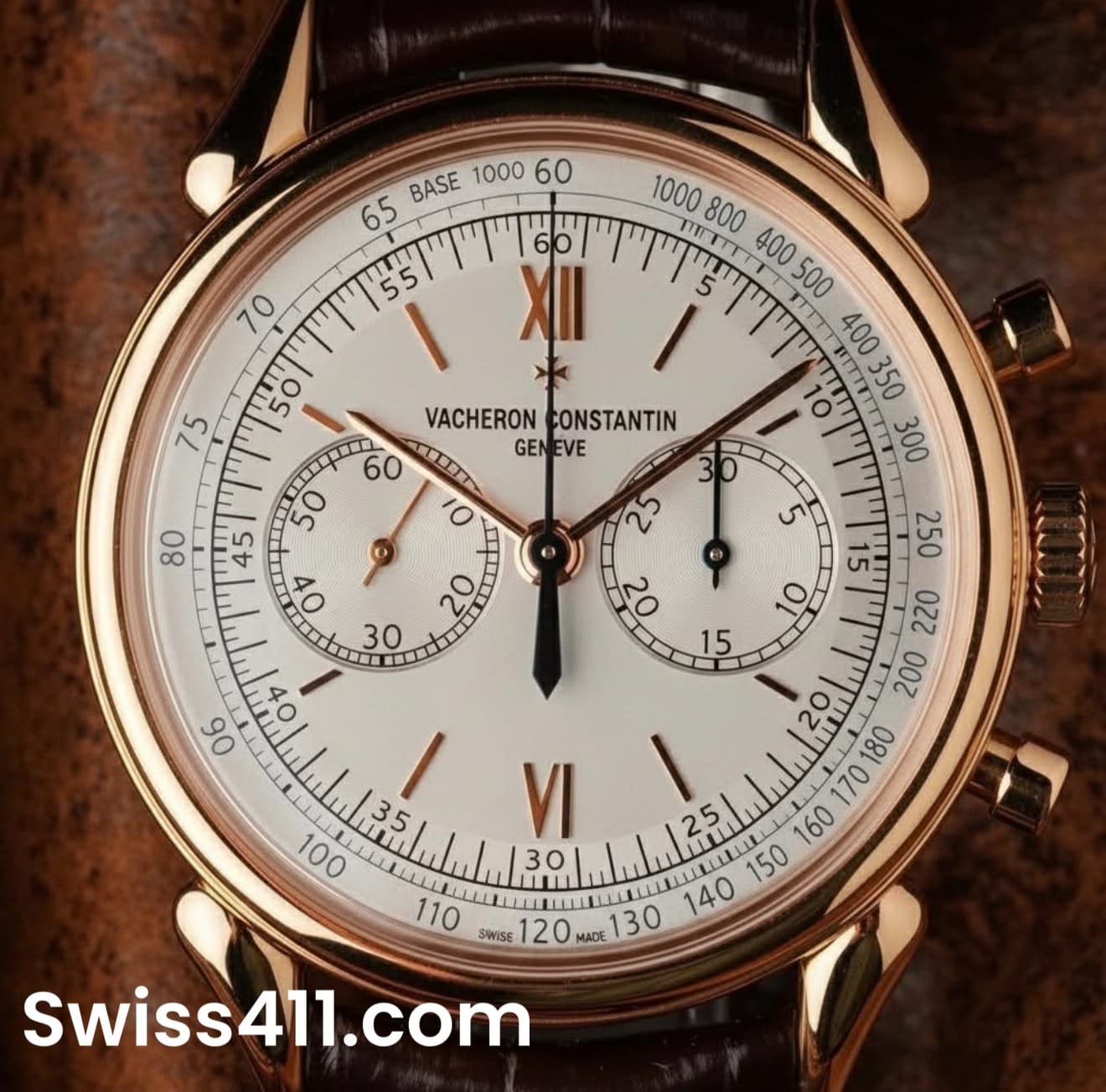 Vacheron Constantin rose gold chronograph